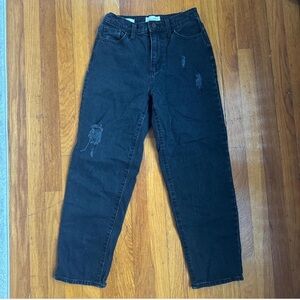 Universal Thread Vintage Straight Black Jeans